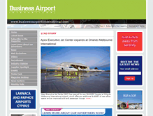 Tablet Screenshot of businessairportinternational.com
